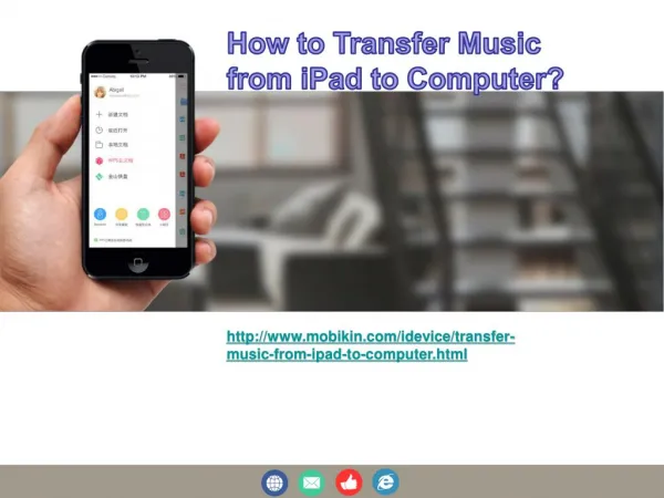 How to transfer music from ipad to computer?