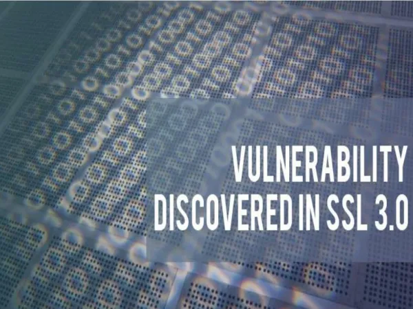 Vulnerability Discovered in SSL 3.0