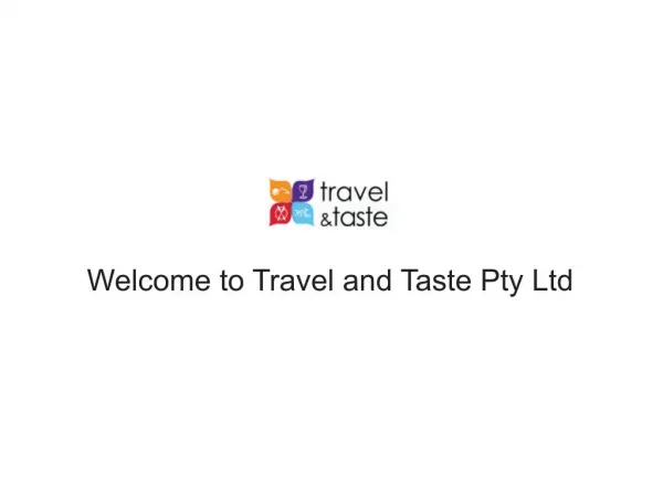 Travel and Taste