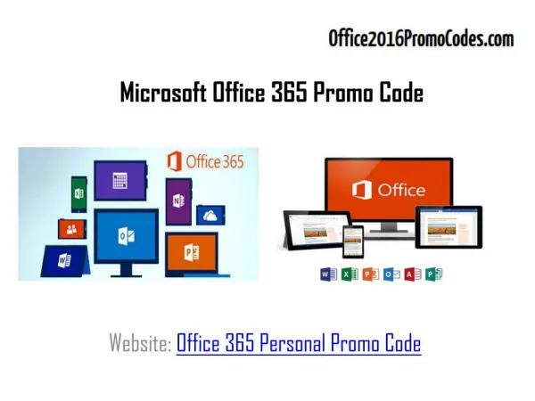 Office 365 Personal Promo Codes for Windows or Mac