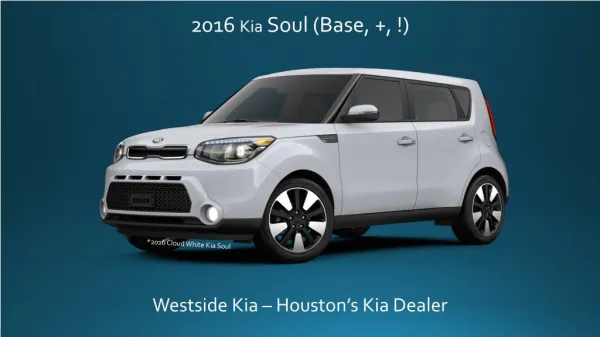 2016 Kia Soul Specifications | Westside Kia