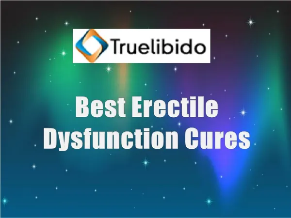 Best Erectile Dysfunction Cures