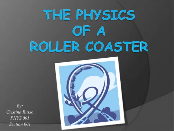 The Physics of a Roller Coaster