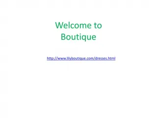 Boutique - slide 1