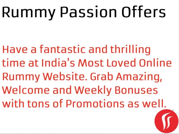 Rummy Passion Offers