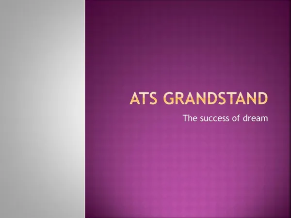 ATS Grandstand | ATS Grandstand Gurgaon sec 99A