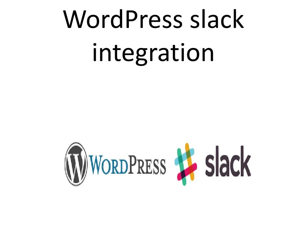 wordpress slack integration