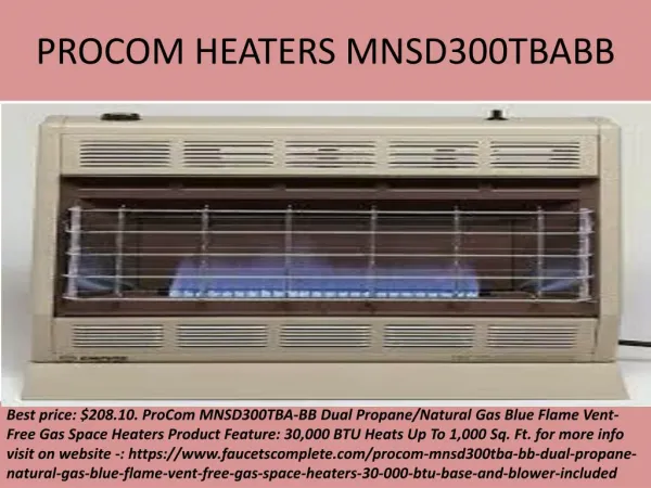 procom heaters mnsd300tbabb