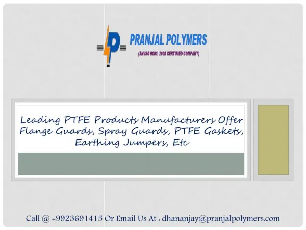 PTFE Flange Guards