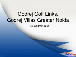 Godrej Golf Links Greater Noida