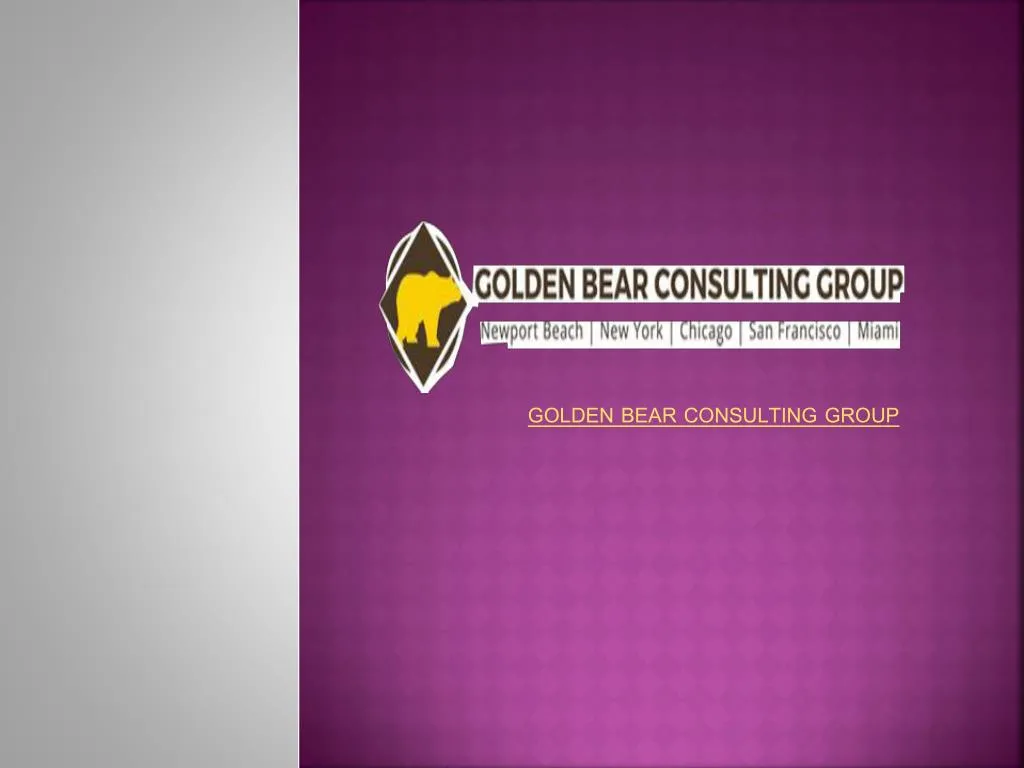 golden bear consulting group