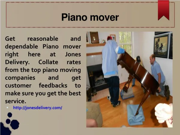 Piano mover