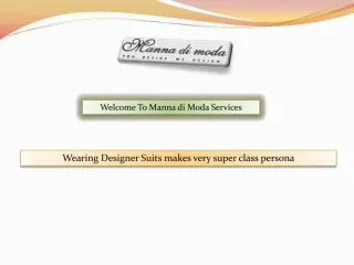 Designer Suits - slide 1