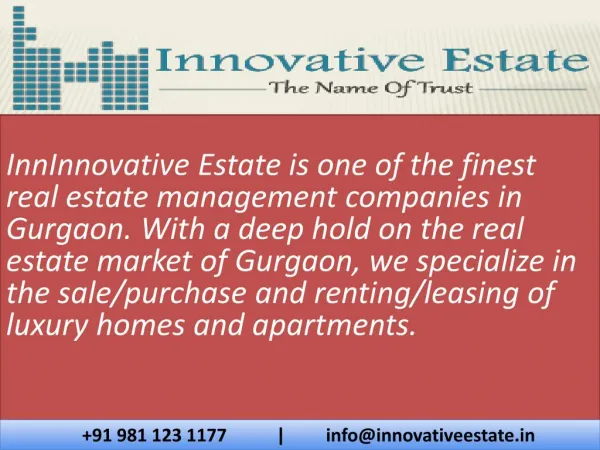Innovative Estate - Real Estate in Gurgaon