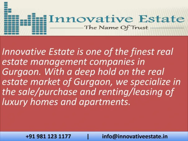 Innovativeestate - Real Estate in Gurgaon