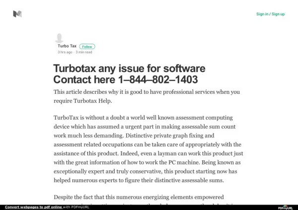 TurboTax Help