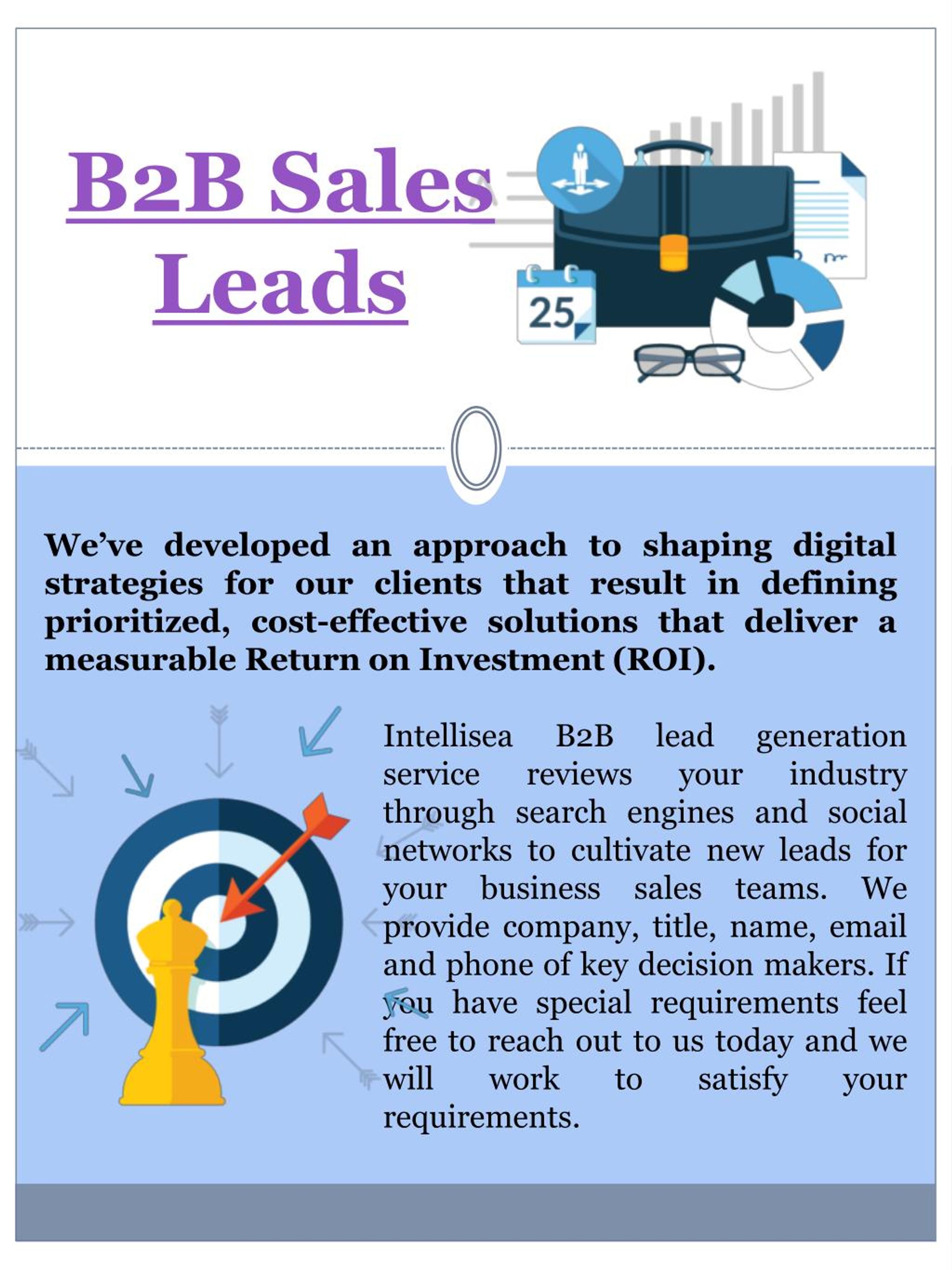 PPT - B2b sales leads PowerPoint Presentation, free download - ID:7435841