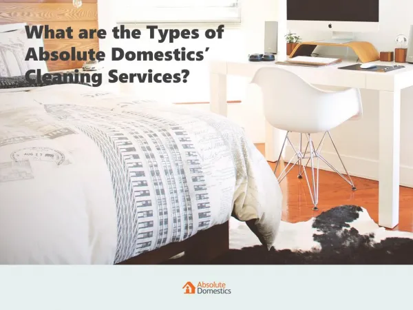 Absolute Domestics Offers Different Types of Cleaning Services