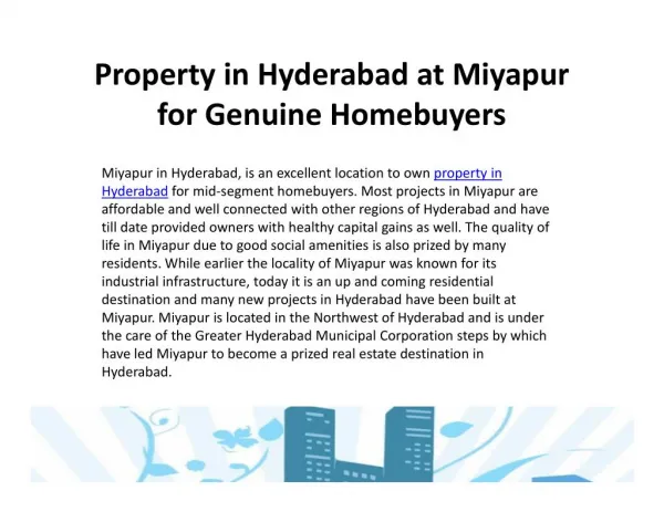 Property in Hyderabad
