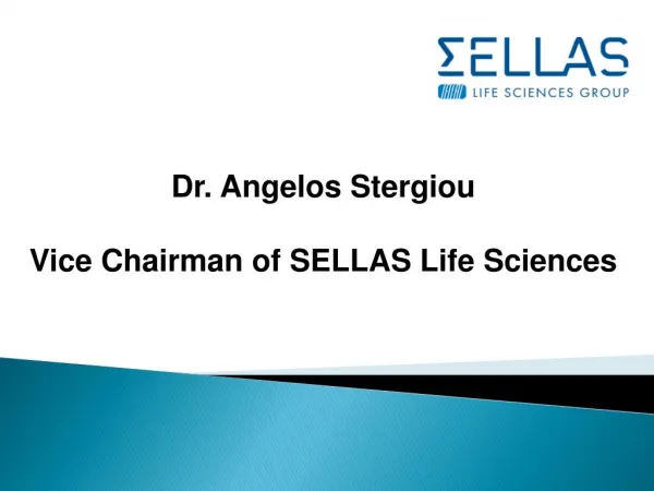 Angelos Stergiou: Vice Chairman of SELLAS Life Sciences