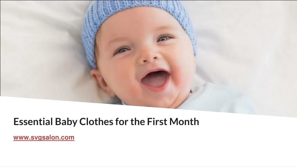 essential baby clothes for the first month