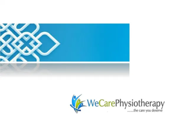 WeCare Physiotherapy and Sports Injury Rehabilitation Centre