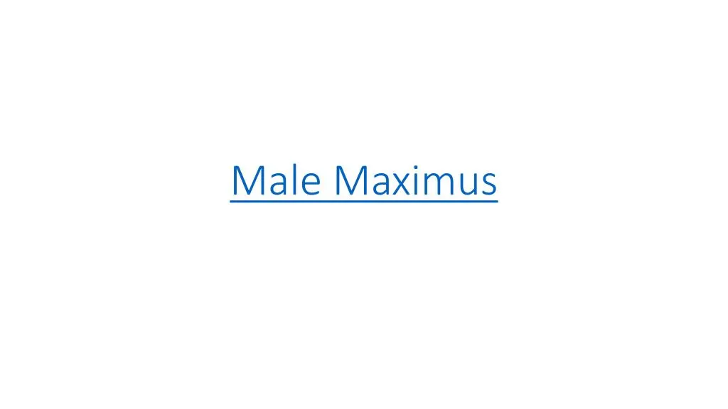 male maximus