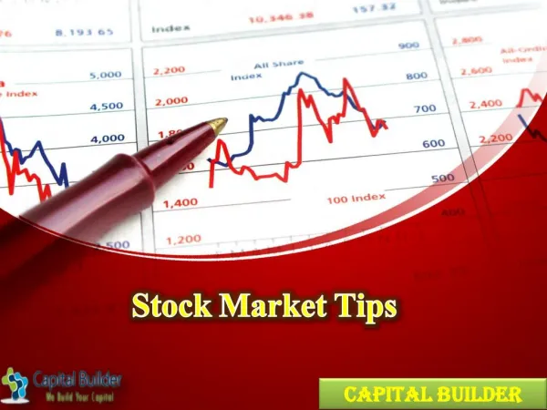 Stock Market Tips | Capital Builder