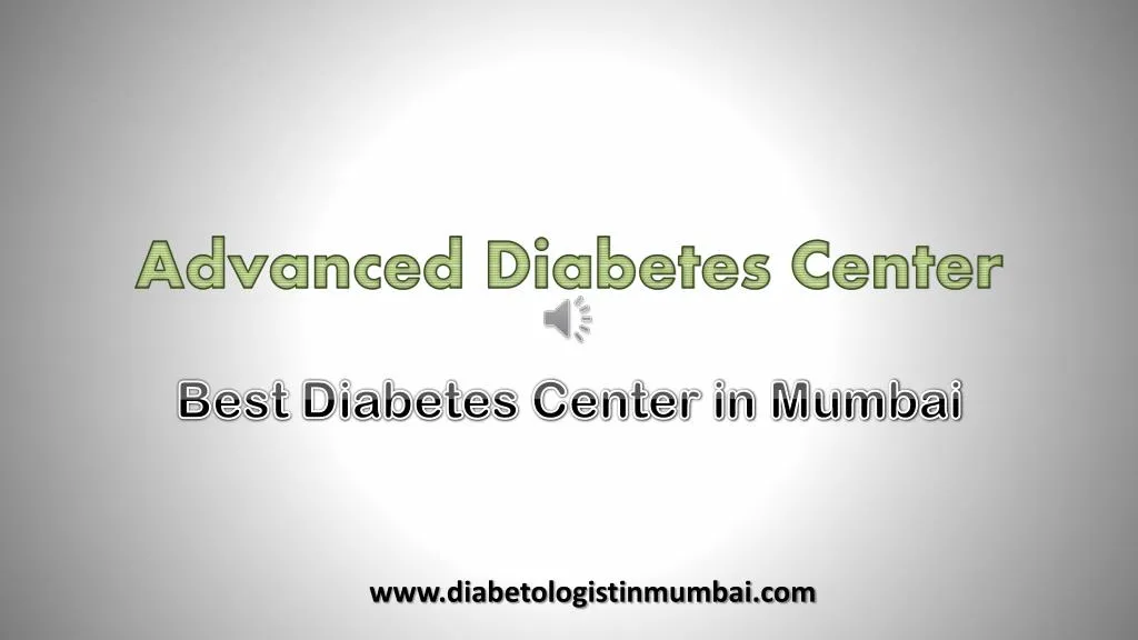 advanced diabetes center