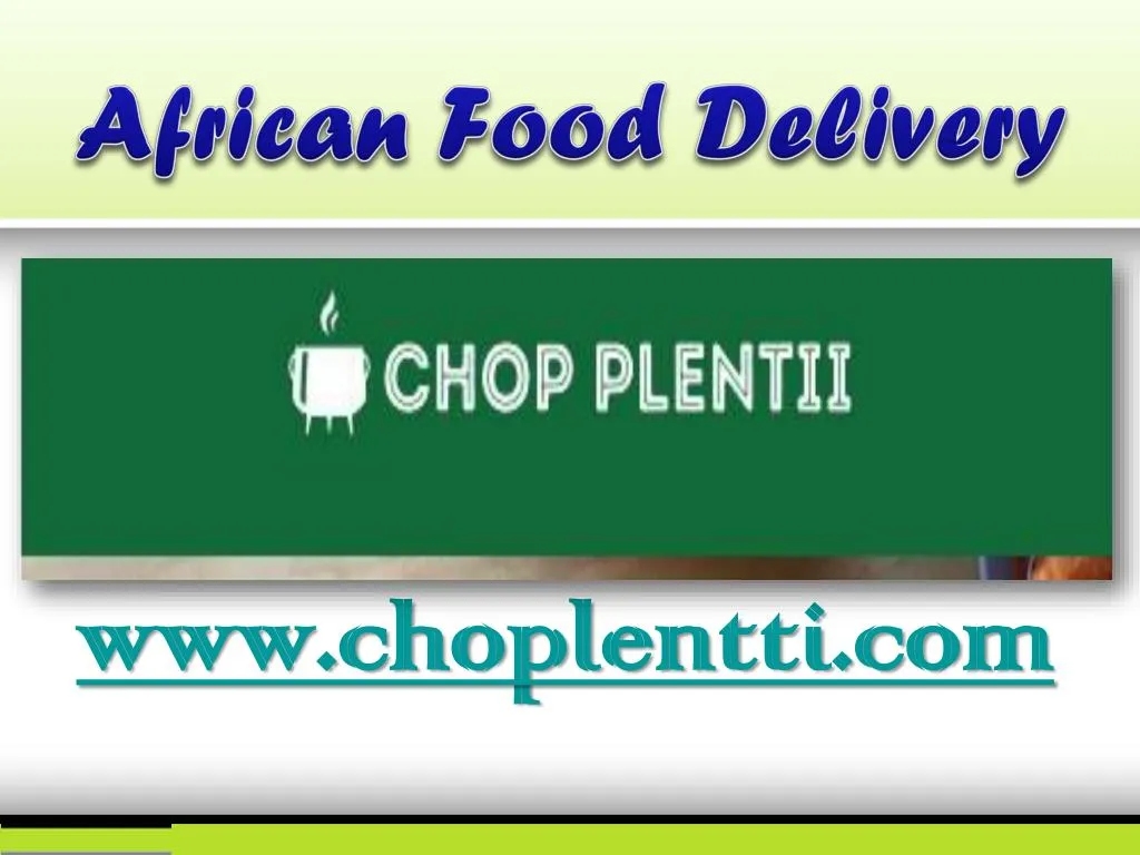 african food delivery