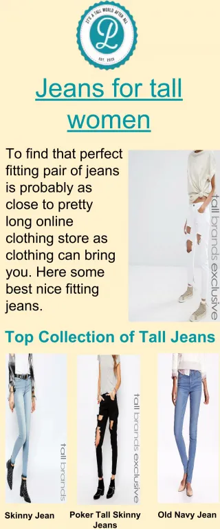 Best Jeans For Tall Women - slide 1