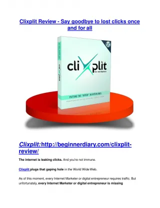 Clixplit review and giant bonus with 100 items