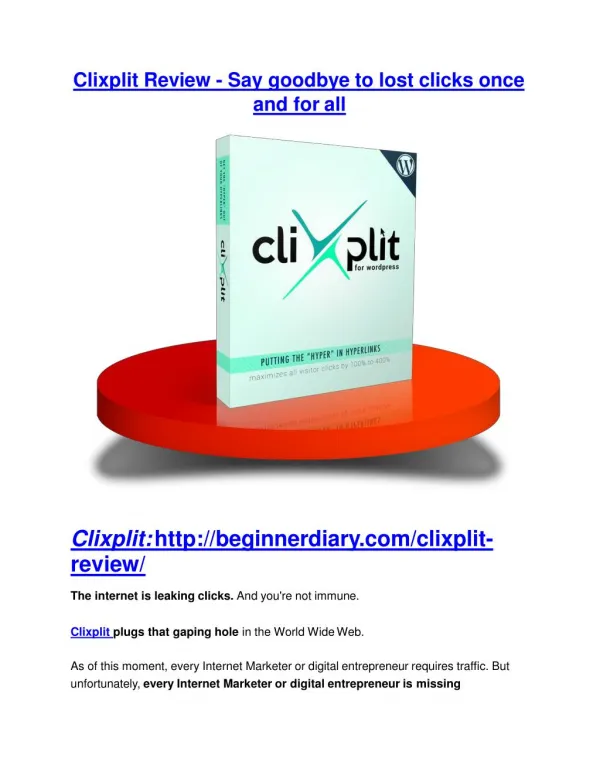 Clixplit review and (FREE) $12,700 bonus - Clixplit Discount