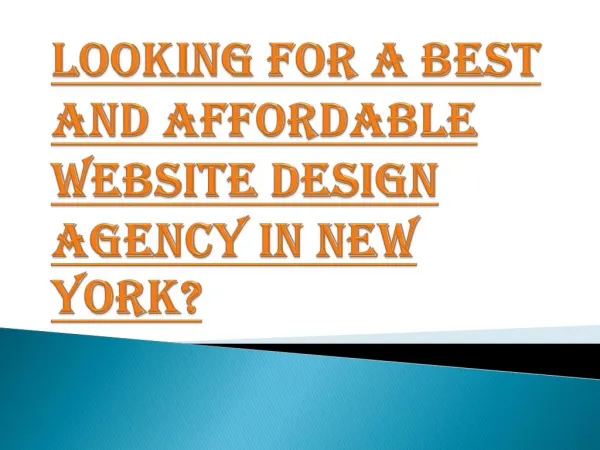 New York's Best Website Design Agency