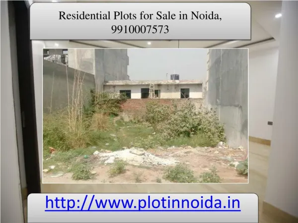 Residential Plots for Sale in Noida, Plots in Noida, 9910007573