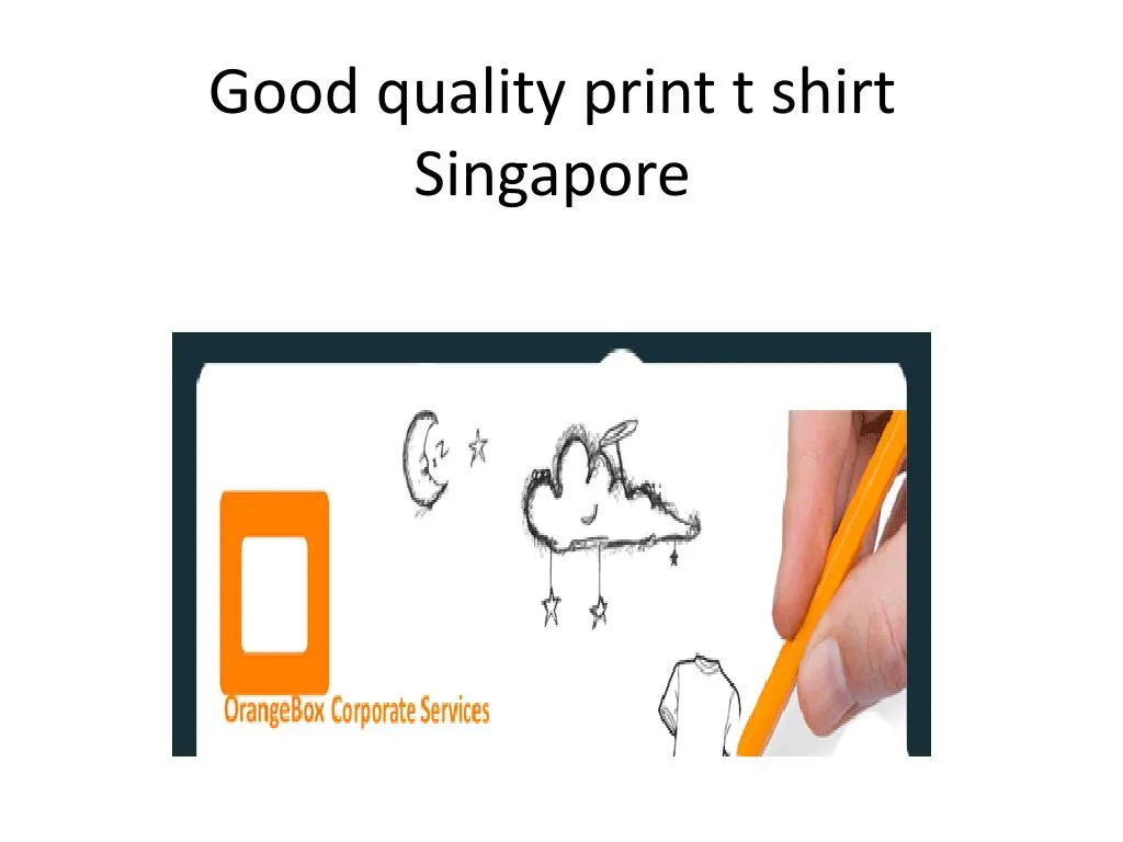good quality print t shirt singapore