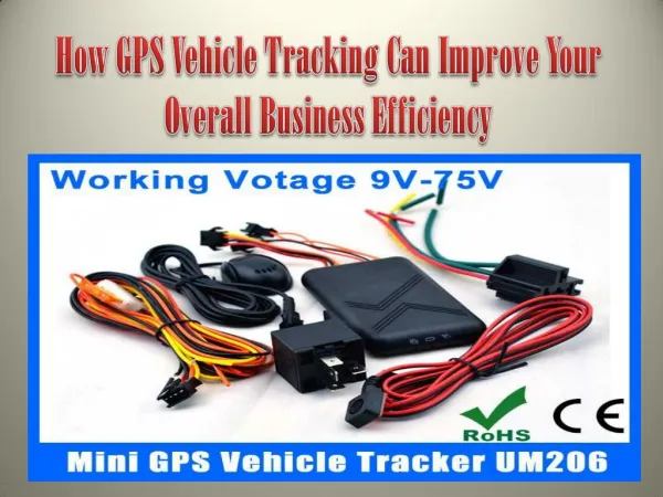 How GPS Vehicle Tracking Can Improve Your Overall Business Efficiency