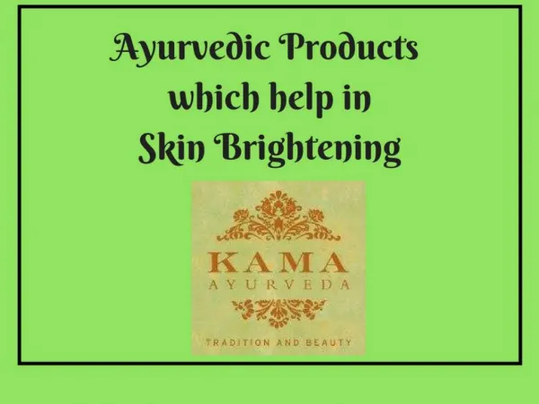 Ayurvedic Skin Care Products Online | Kama Ayurveda