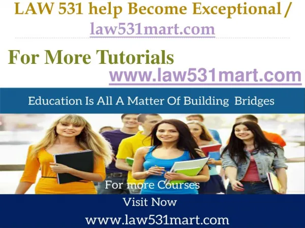 LAW 531 help Become Exceptional / law531mart.com