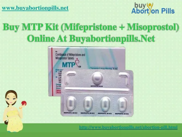 Buy MTP Kit (Misoprostol Mifepristone) Online At Buyabortionpills.Net