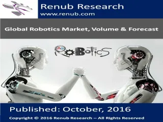 Global Robotics Market Volume and Forecast