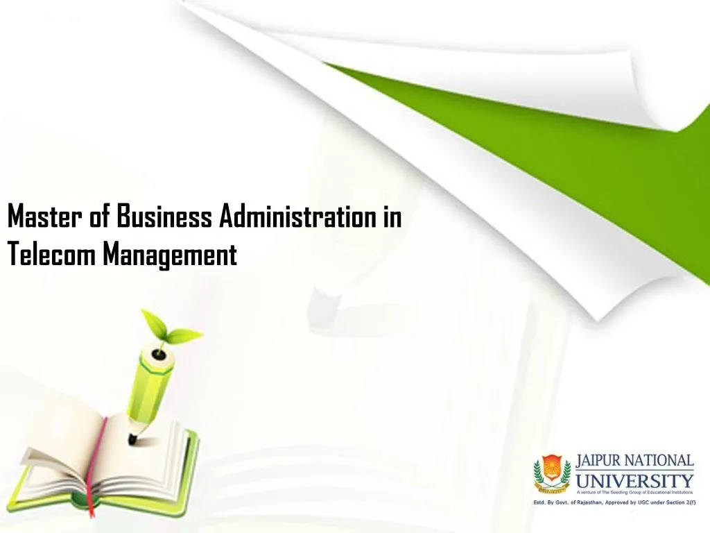 master of business administration in telecom management
