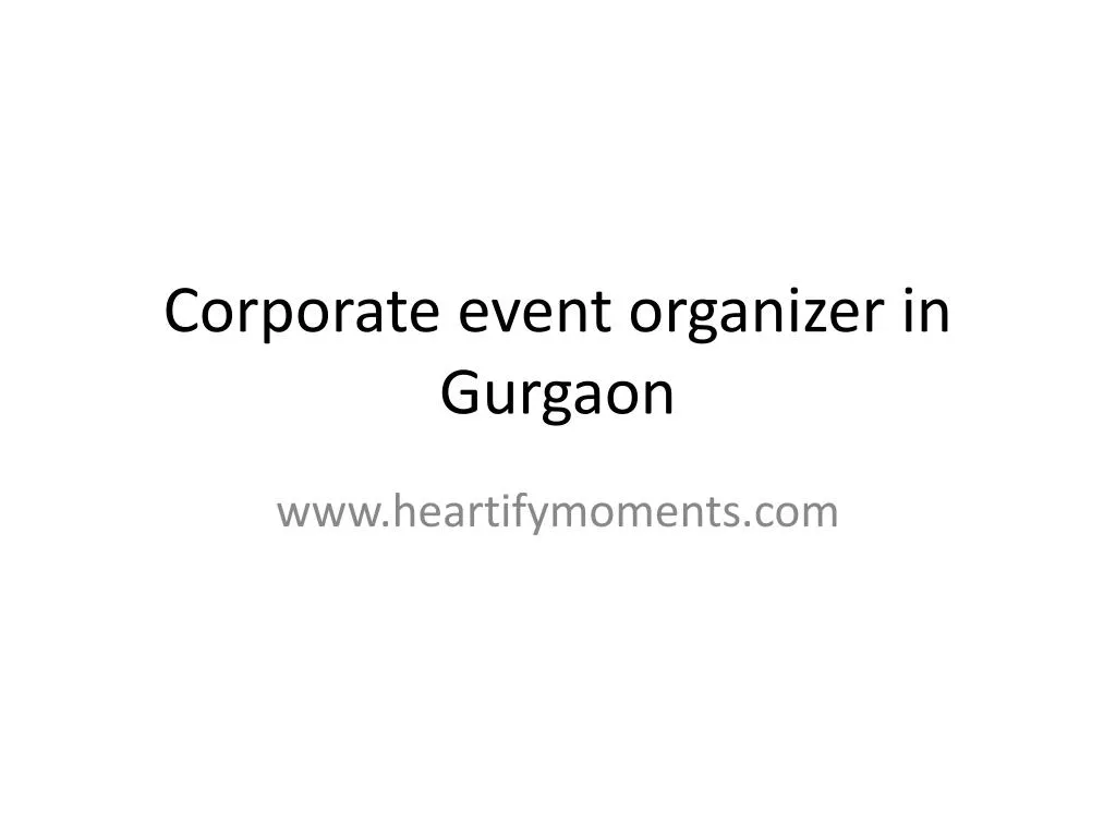 corporate event organizer in gurgaon