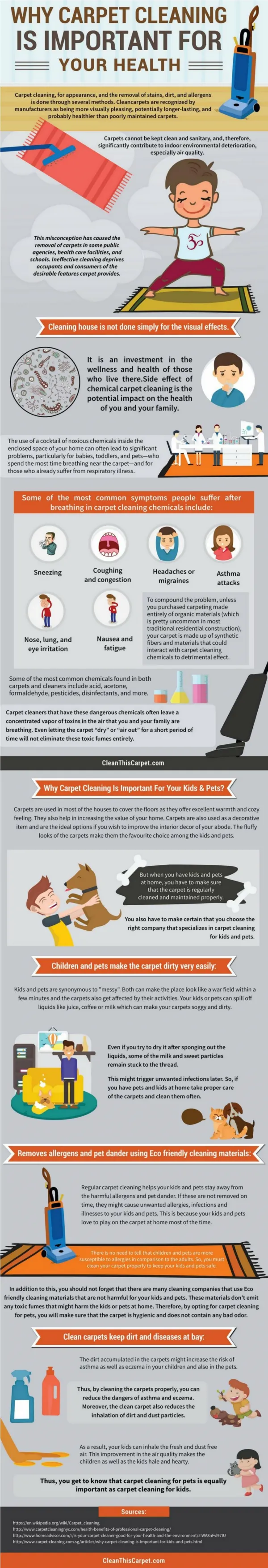 Why carpet cleaning is important for your health