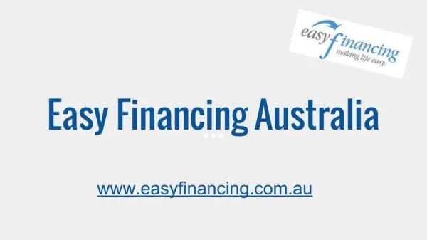 Easy Finance Loans in Australia