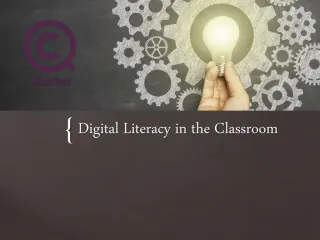 Digital Literacy in the Classroom - slide 1