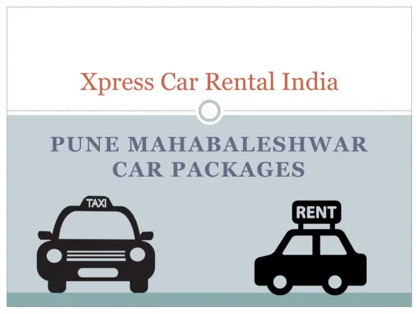 Pune Mahabaleshwar car packages