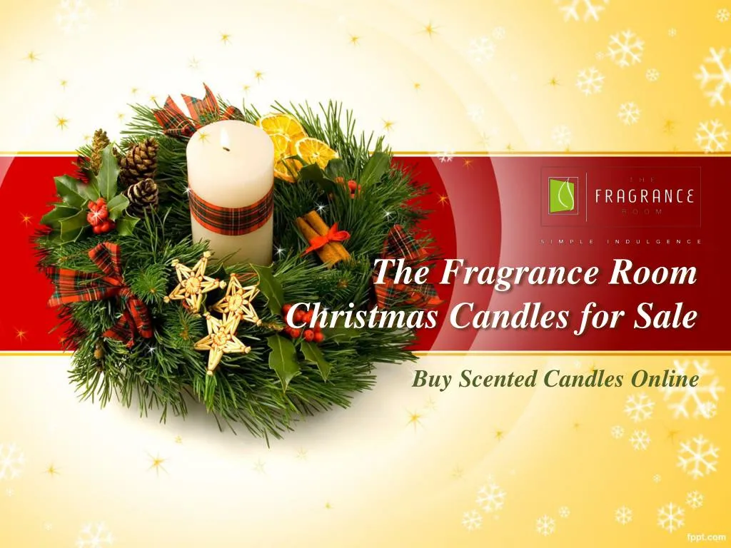 the fragrance room christmas candles for sale