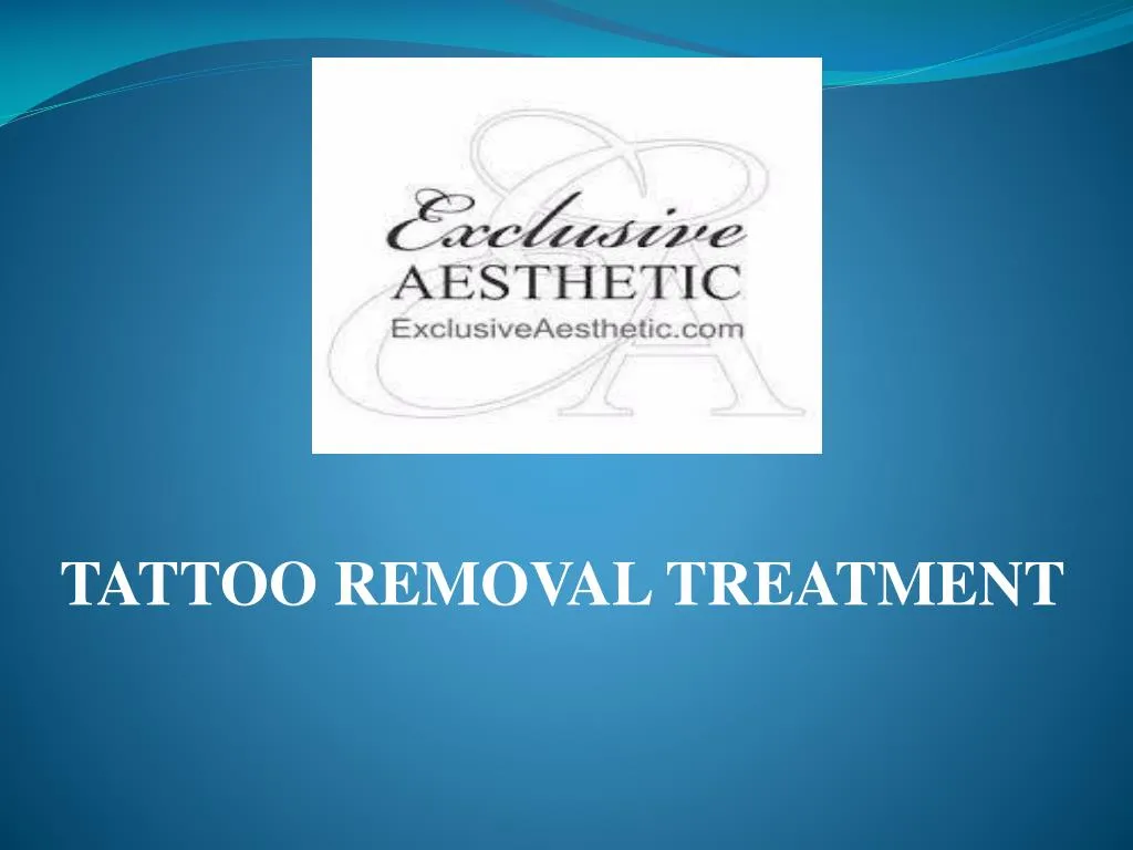 tattoo removal treatment