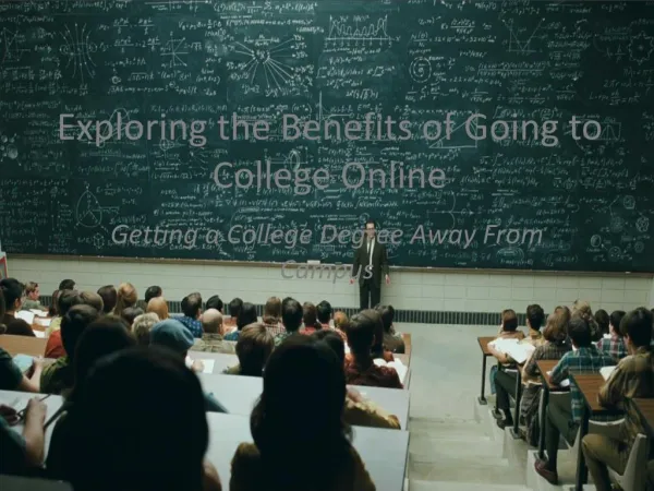 Exploring the Benefits of Going to College Online